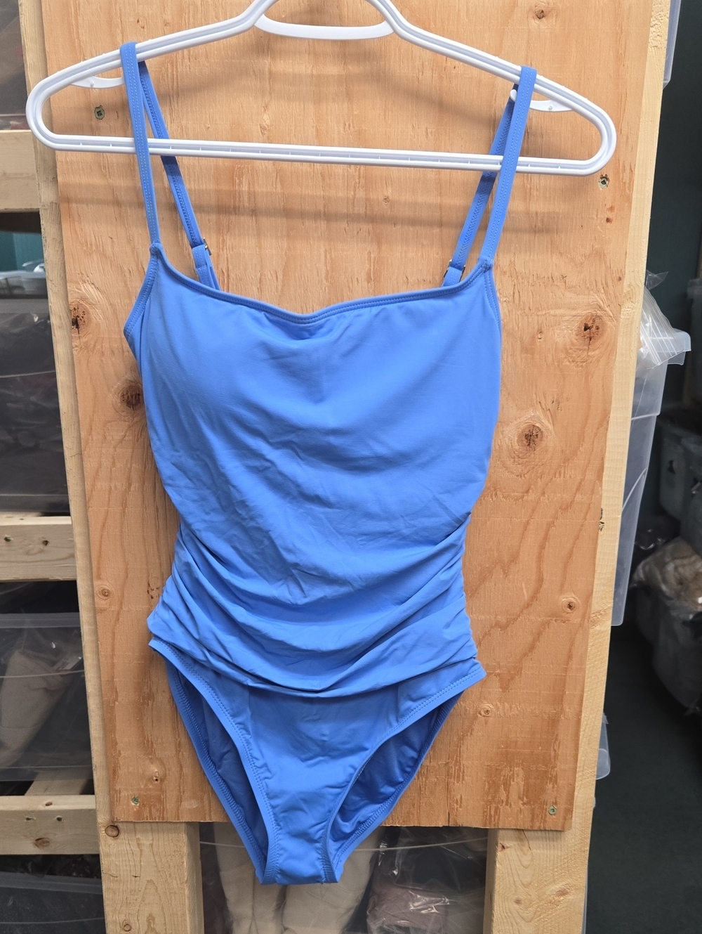 La Blanca Size 6 Blue One Piece Swimsuit